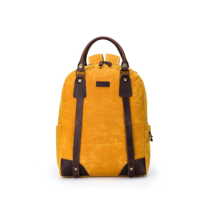 Della Q Back Pack - Mustard Accessories The Wool Queen The Wool Queen