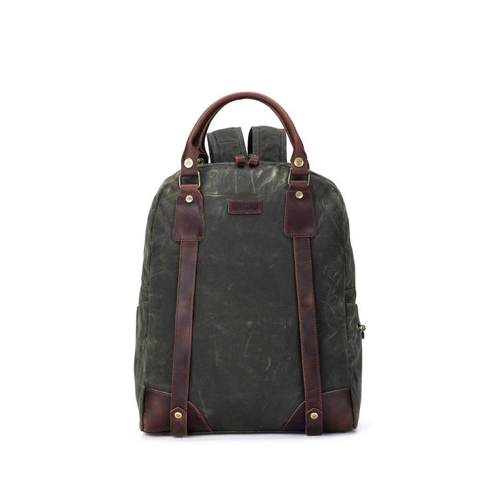 Della Q Back Pack - Olive Accessories The Wool Queen The Wool Queen
