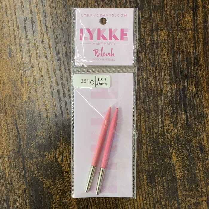 LYKKE Blush Interchangeable Pairs 3.5" / 4.5mm The Wool Queen The Wool Queen 841275167490