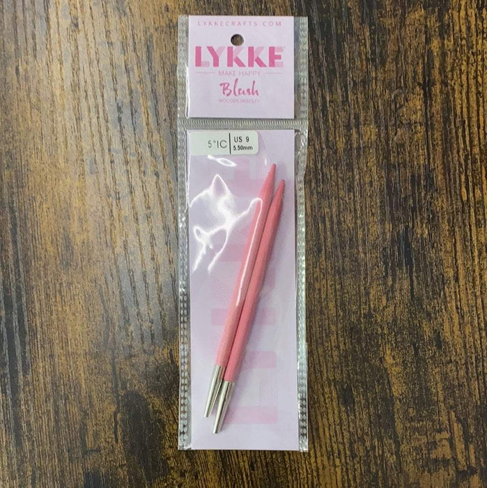 LYKKE Blush Interchangeable Pairs 5" / 5.5mm Needles & Hooks Lykke The Wool Queen 841275167377