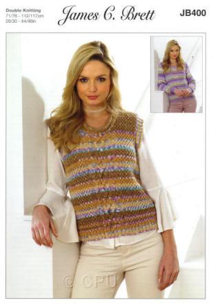 Women's Pullover Patterns JB400 Patterns The Wool Queen The Wool Queen 5055559608172